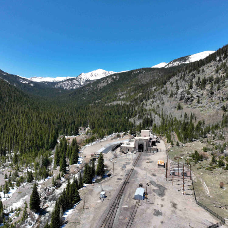 Colorado Mountains Moffat Tunnel East Portal - Video